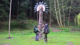 Keramický totem.